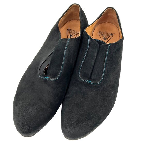 John Fluevog Lace-less Leather Oxfords Shoes - Picture 2 of 8